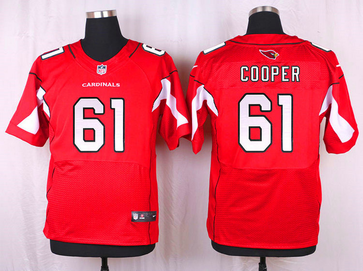 Nike NFL Arizona Cardinals #61 Jonathan Cooper Red Elite Jersey